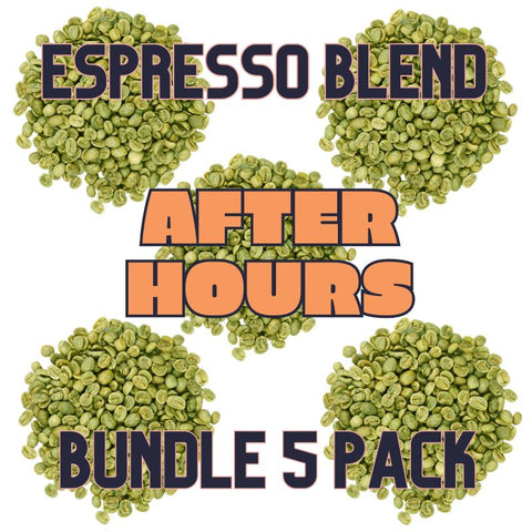 After Hours: Green coffee beans to create a coffee blend