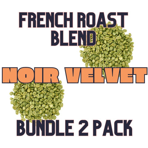 Noir Velvet: Green coffee beans to create a coffee blend