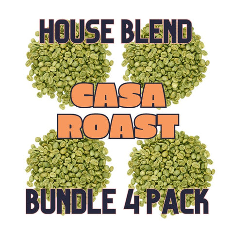 Case Roast: Green coffee beans to create a coffee blend