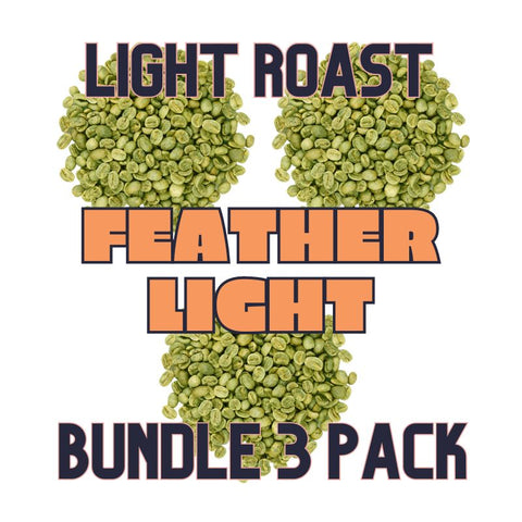 Featherlight: Green coffee beans to create a coffee blend