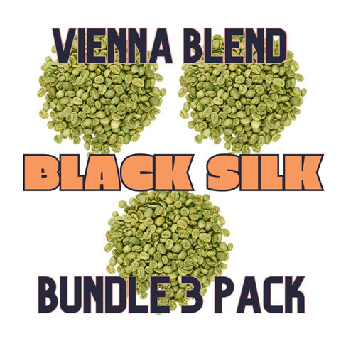 Black Silk: Green coffee beans to create a coffee blend